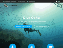 Tablet Screenshot of diveoahu.com